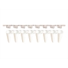 Strips of 8 tubes ad caps for qPCR and PCR