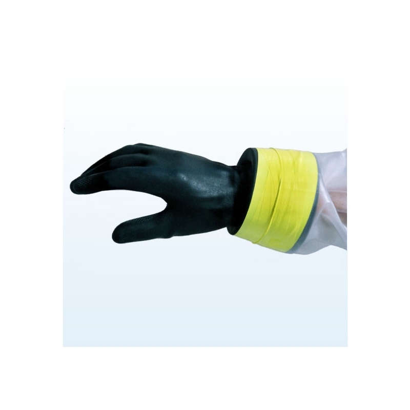 Gloves, Black Latex (1 Pair)