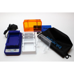 blueGel™ electrophoresis with built-in transilluminator